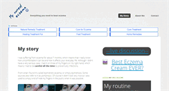 Desktop Screenshot of mycuredeczema.com